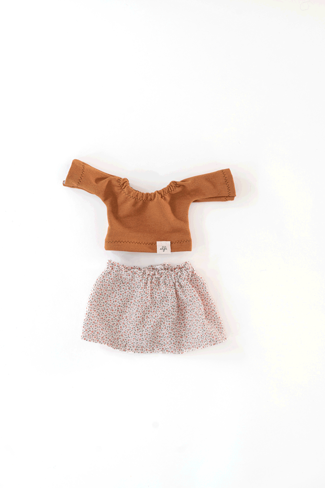Puppenkleider Set Rock Pulli