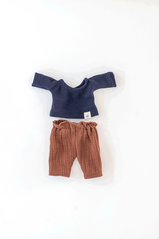 Puppenkleider Set Hose Pulli
