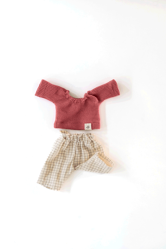 Puppenkleider Set Hose Pulli