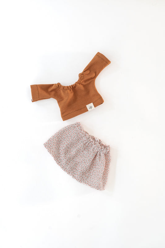 Puppenkleider Set Rock Pulli